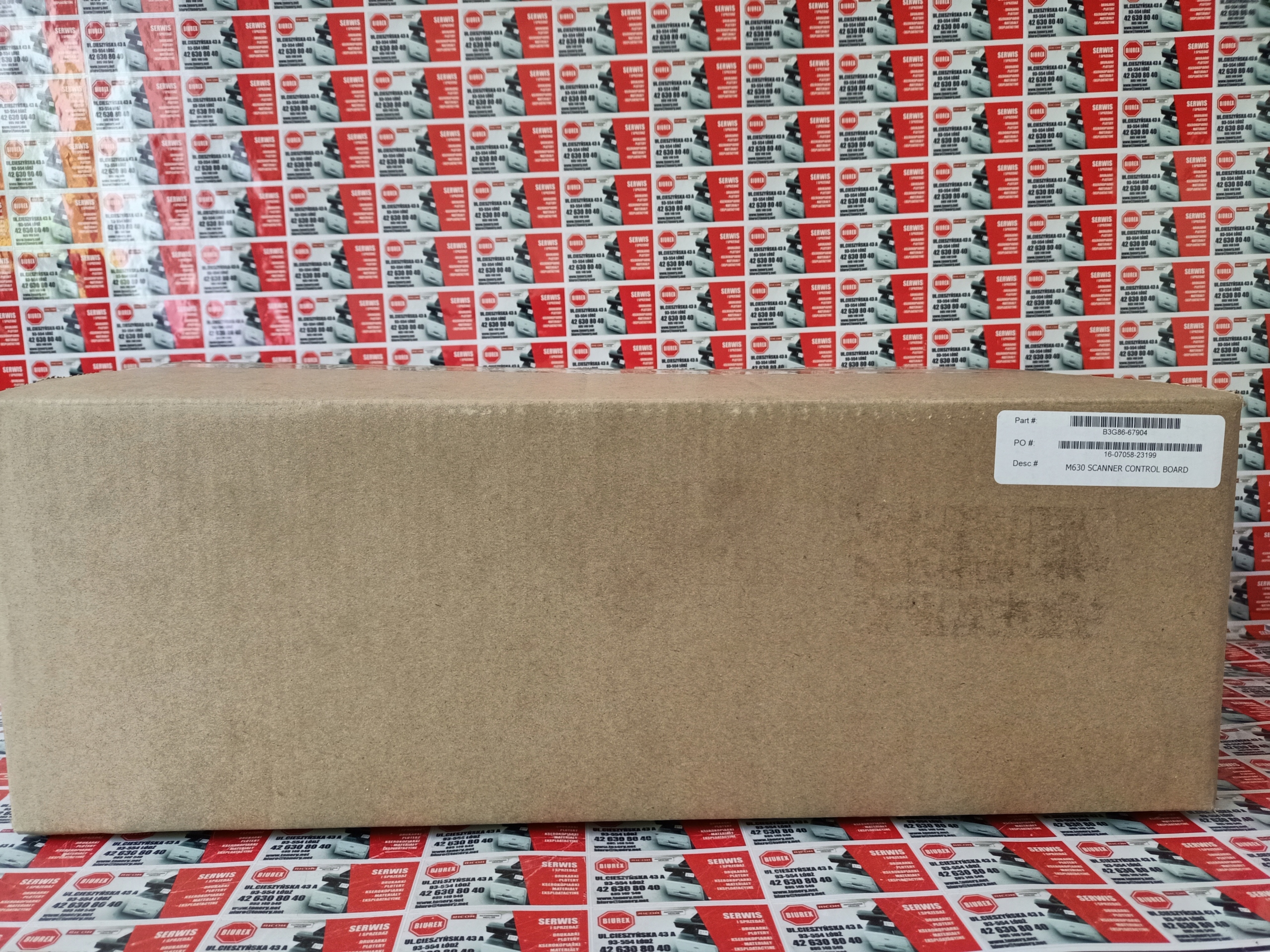 Ovládacia doska skenera Hp M630 B3G86-67904 originál