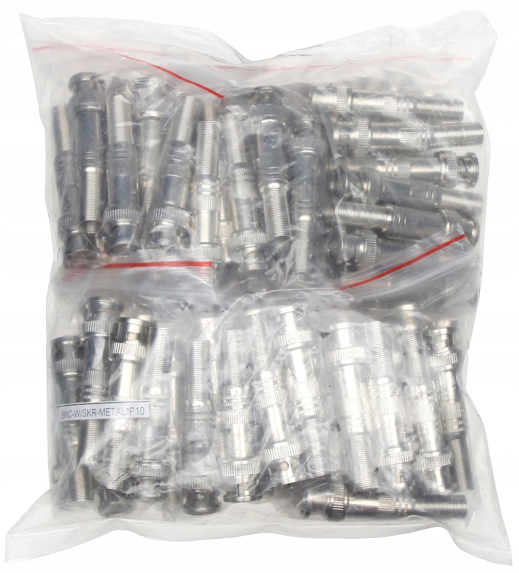 Zástrčka BNC-W/SKR-MET*P100 balení 100 kusů