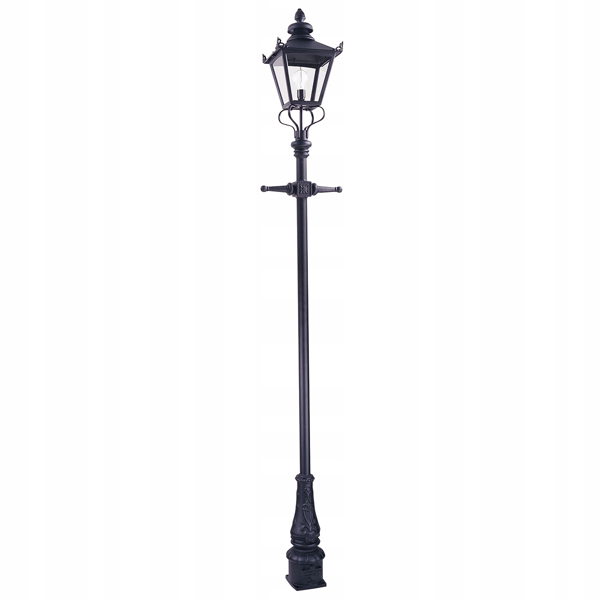 Retro záhradná lampa E27 60W IP44 čierna Grampian Elstead Lighting