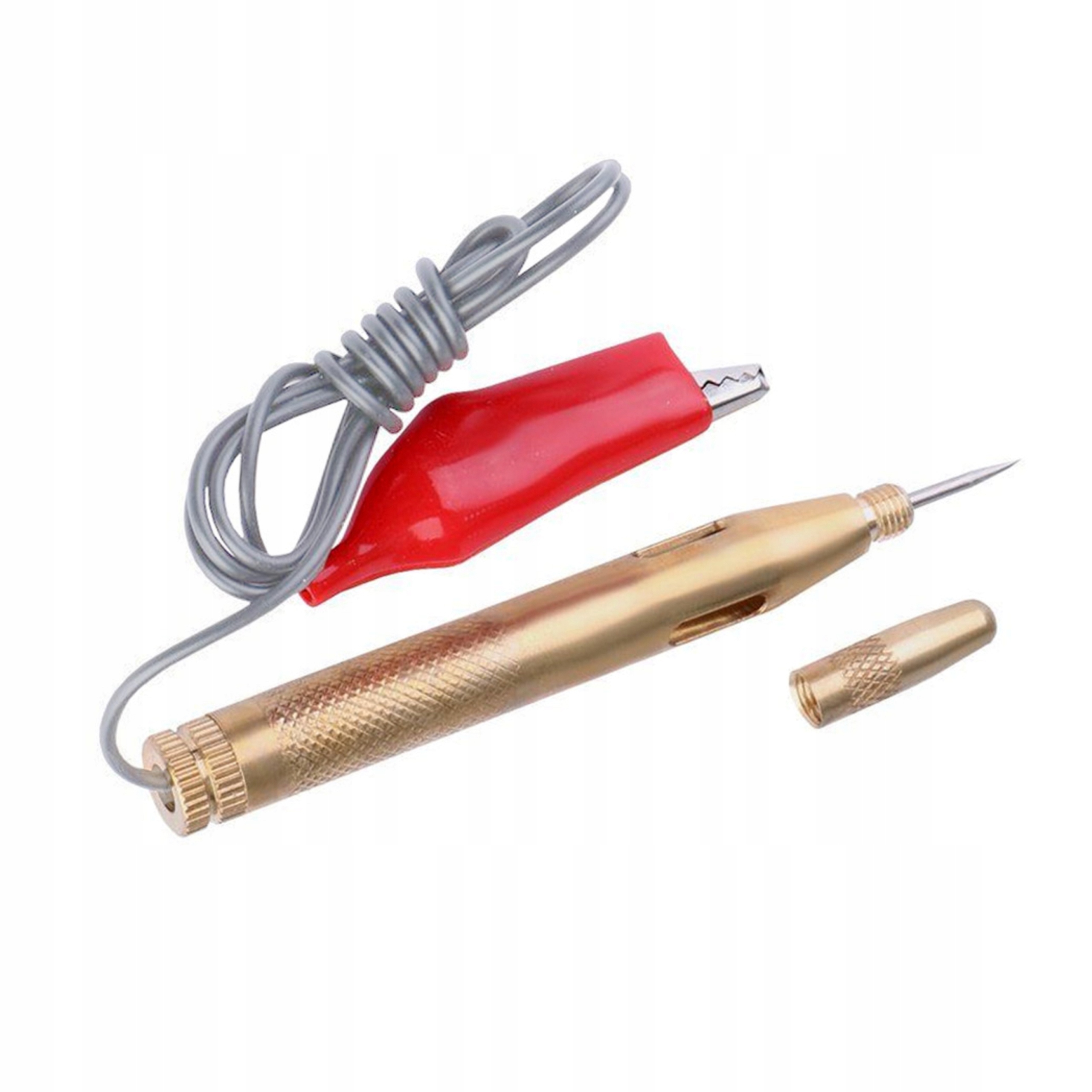 AMIO TESTER PROBNIK NAPIECIA 6V 12V 24V META Waga produktu z opakowaniem jednostkowym 0.2 kg