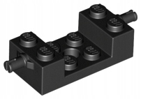 

Lego 18892 Czarna 2x4 ośka podwozie 1szt Nowy