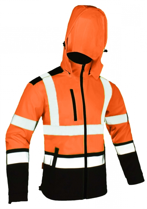 WODOODPORNA Kurtka robocza SOFTSHELL ROBOCZY Ciepła kurtka OSTRZEGAWCZA