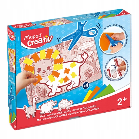 

Zestaw do tworzenia kolażowych zwierząt 2+ Maped