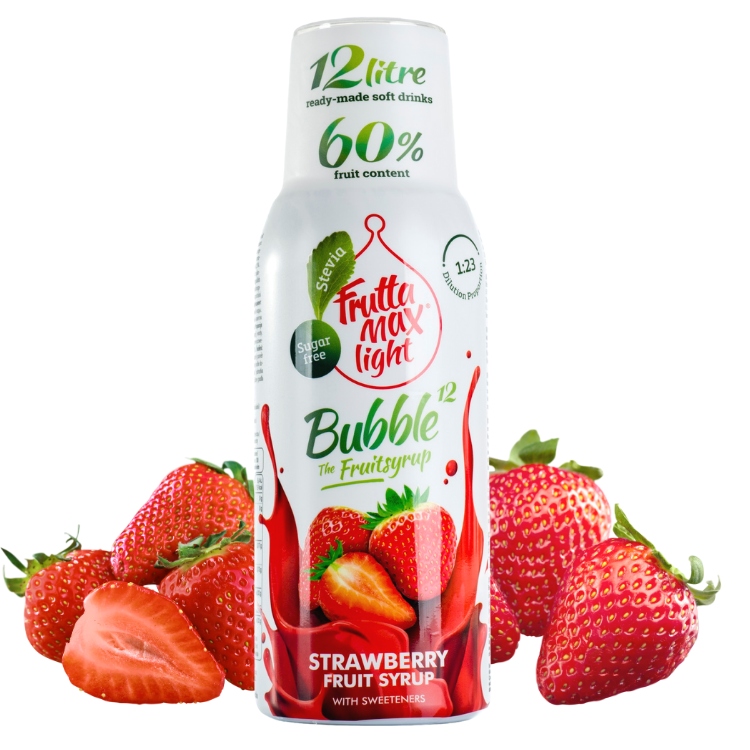 Syrop do wody koncentrat Fruttamax ZESTAW 4 x 500 ml RADLER TRUSKAWKA MANGO Marka Fruttamax