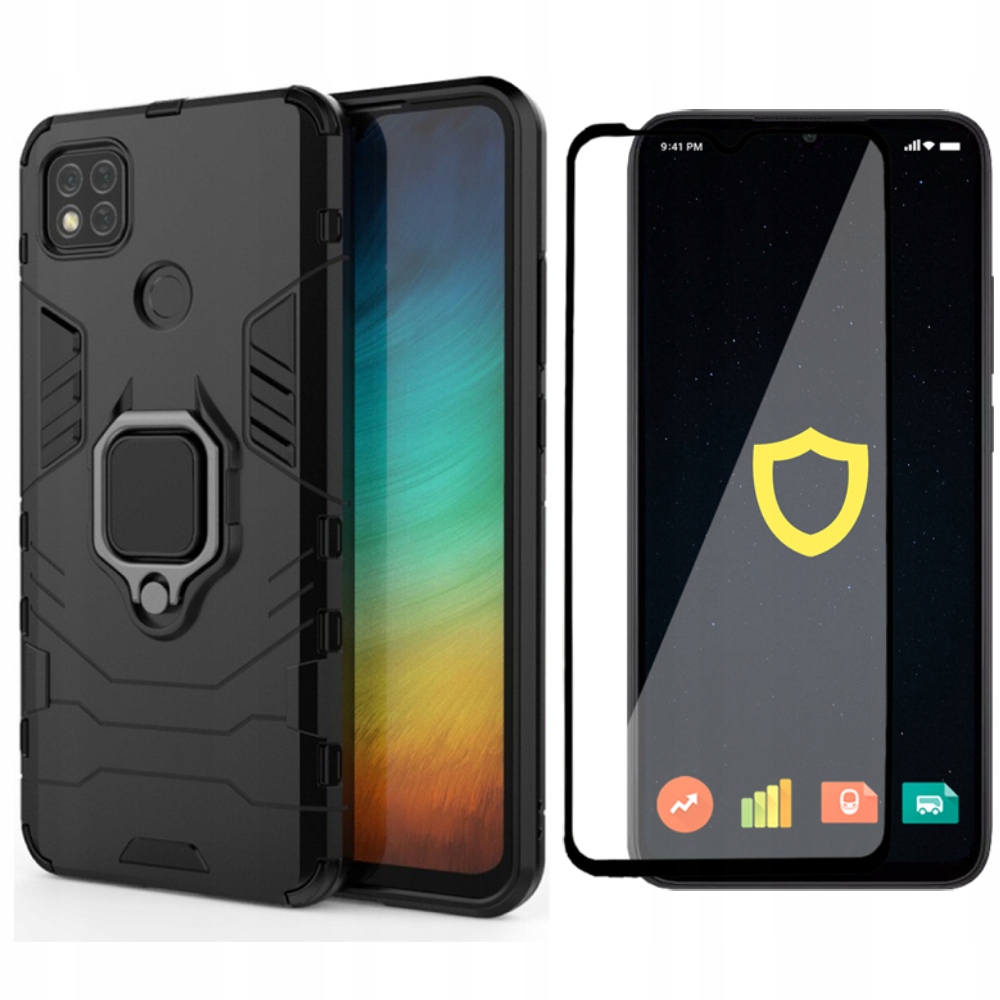 

Etui X-ring Pancerne Do Xiaomi Redmi 9C Szkło