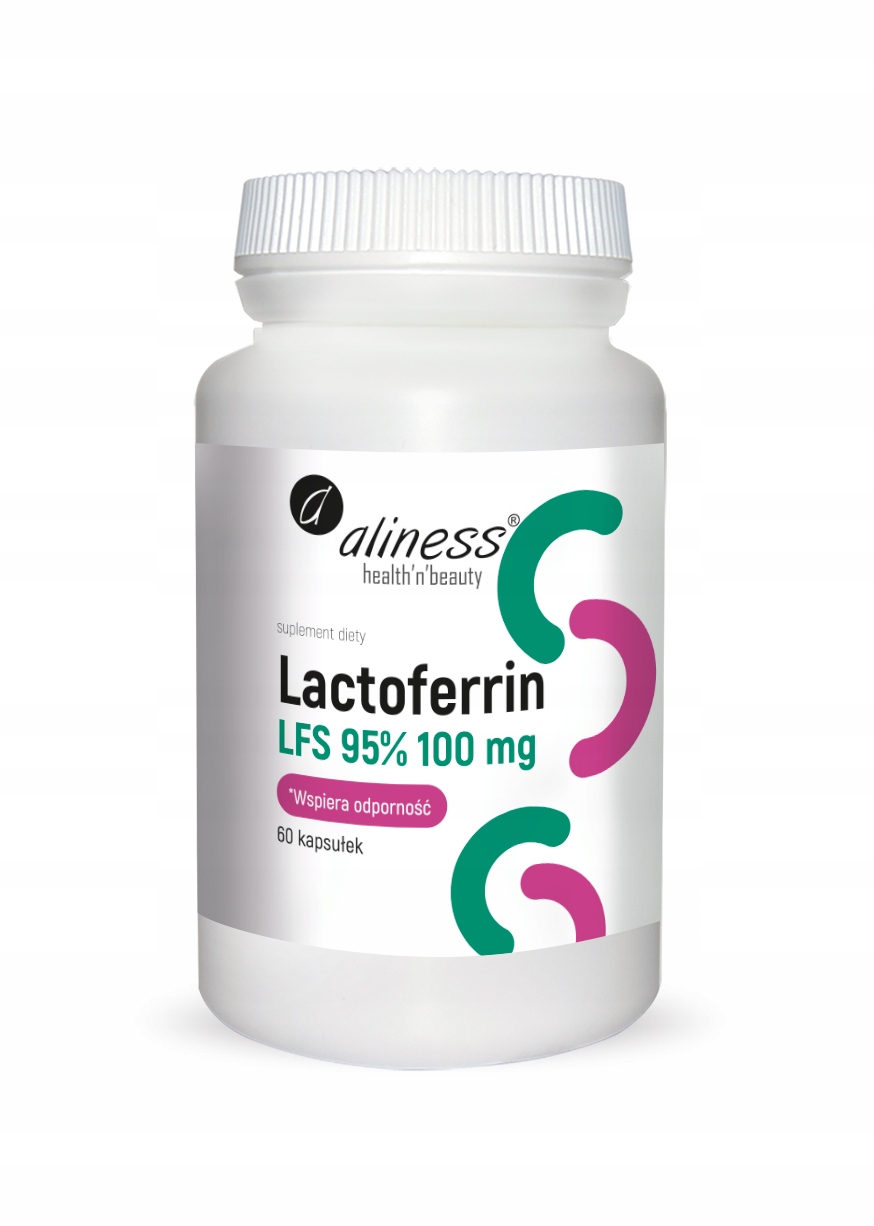 Suplement Lactoferin LFS 95% | Aliness | 60 kapsułek | ODPORNOŚĆ INFEKCJE