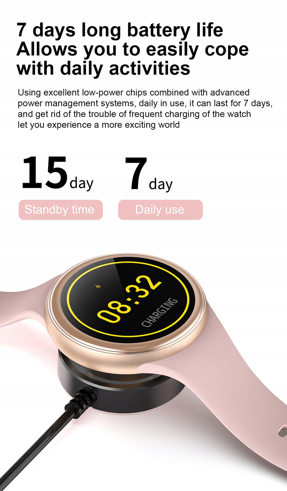 Smart Watch Heart Rate Blood Monitor Pressure Model inny