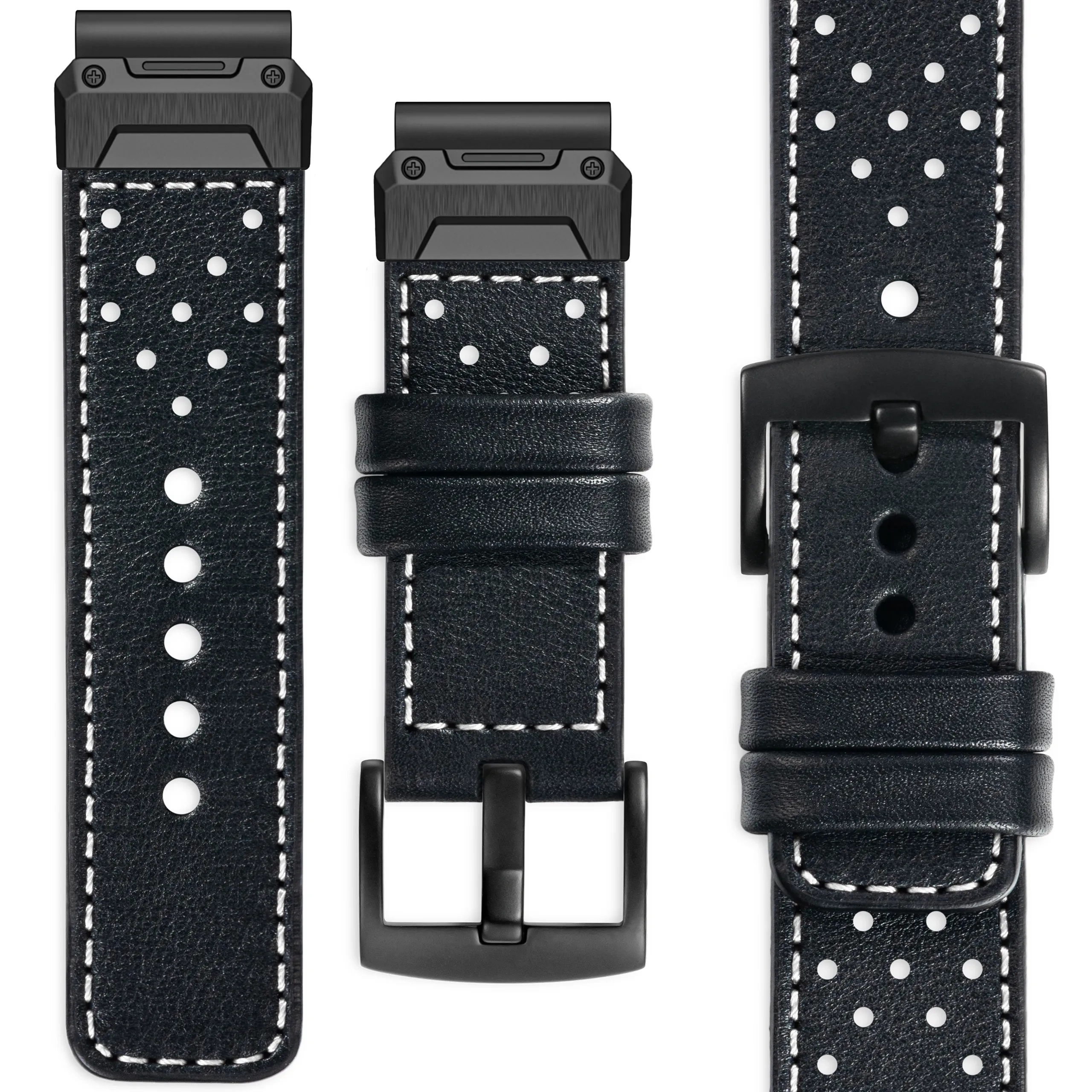 Pásek pro QuickFit 22 mm Fenix 8 7 6 5 prémiový kožený Polský Movear