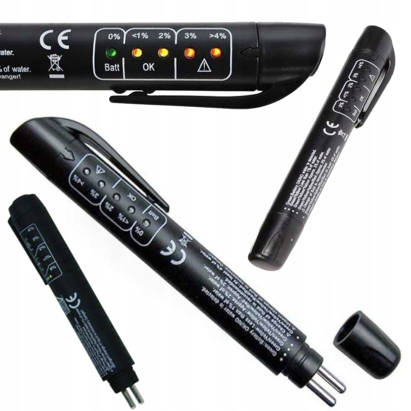 TESTER MIERNIK PŁYNU HAMULCOWEGO 5-DIODOWY PROF!