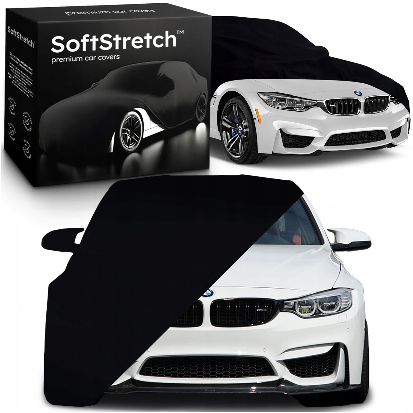 Pružný automobilový kryt SoftStretch Premium pre Bmw M3 F80