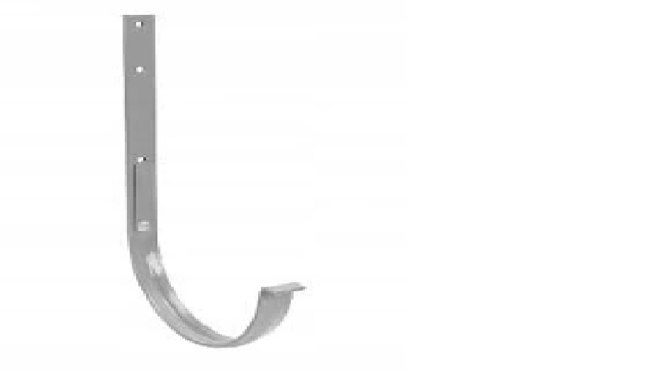 Hak do rynny prosty stalowy GALECO 130/biały