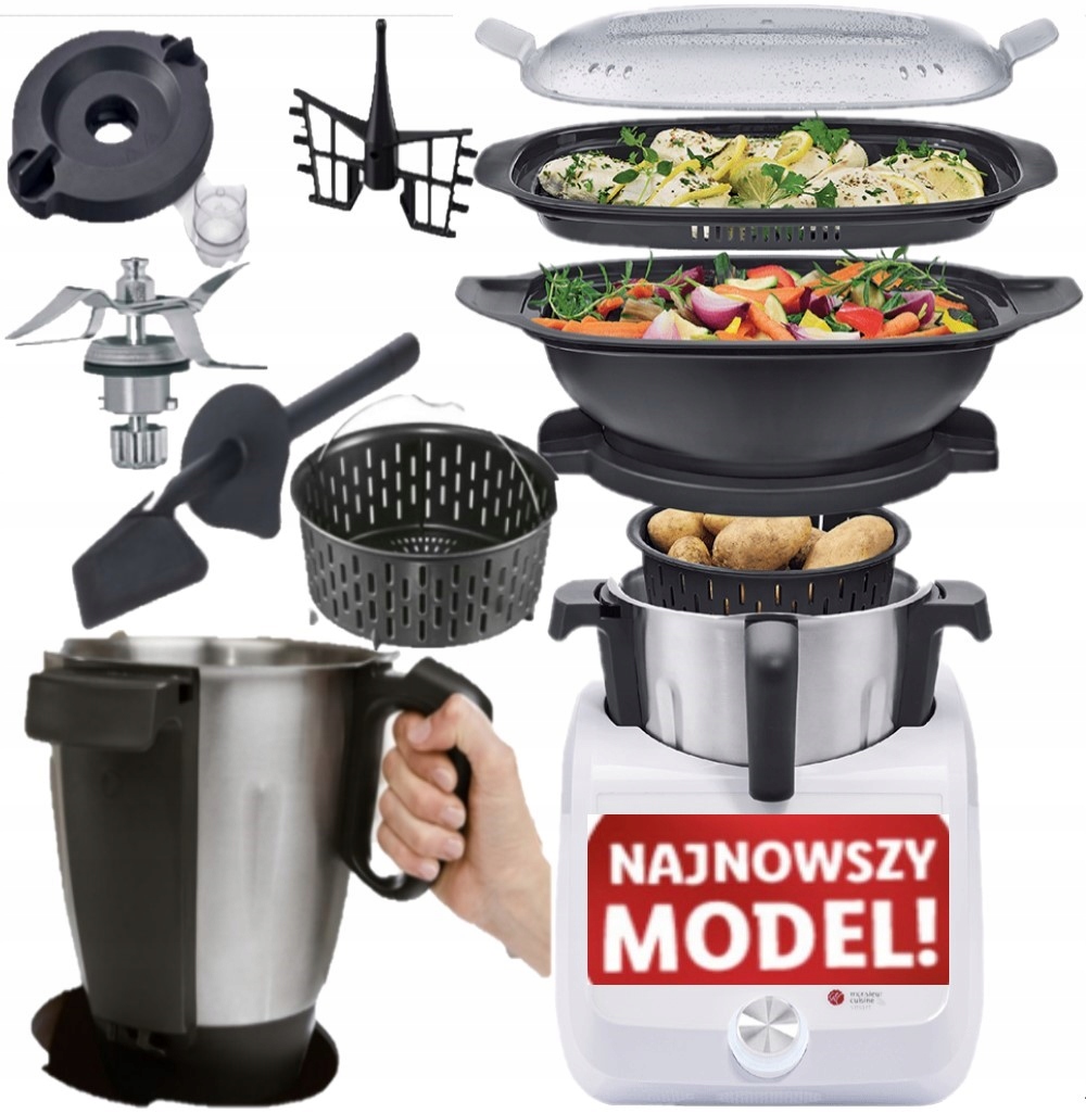 Kuchyňský Robot Lidlomix 2024 Monsieur Cuisine Smart WiFi Sada Nový
