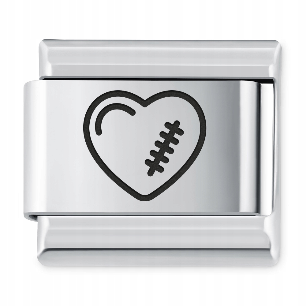 

Italian Charms Symbole Miłosne Serce Grawer