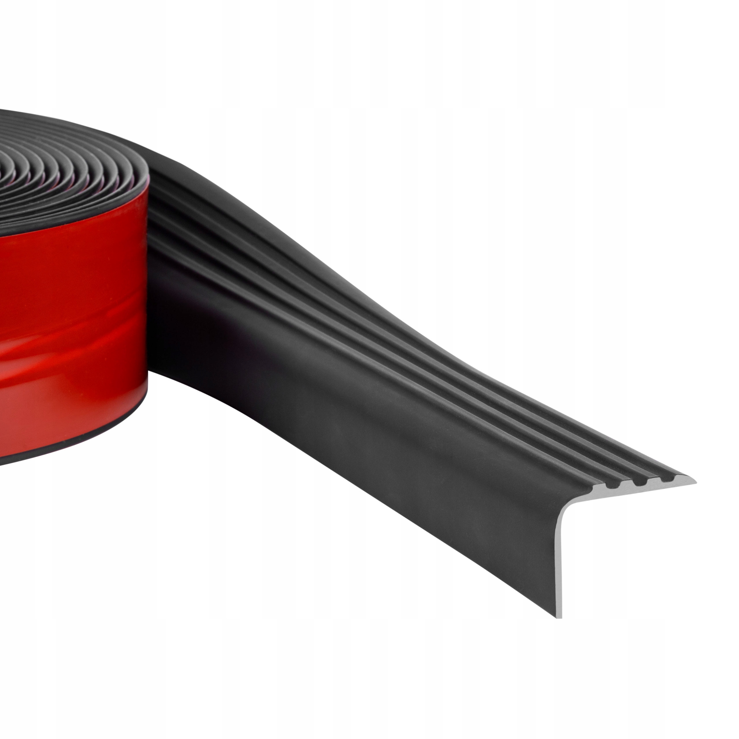 Schodiskový profil Pvc v rolke, samolepiaci 40x30 mm, čierny 6 m