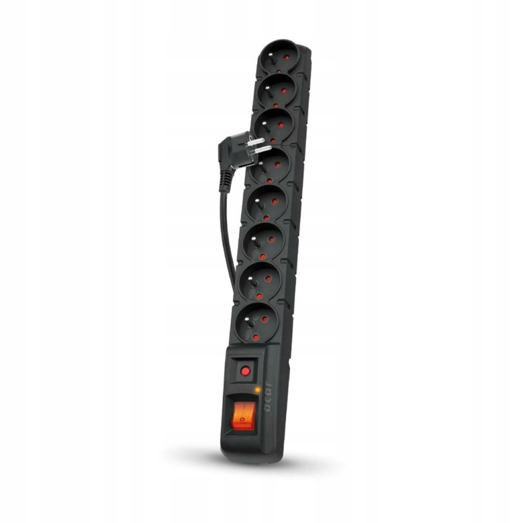 Přepěťový Filtr Acar S8 Pro černý 3M W0143