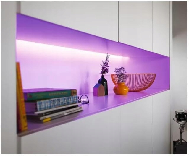 PHILIPS Hue White Color Ambiance Lightstrip Plus 2m LED Pasek Smart RGB — miniatura 4