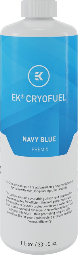 Ek Water Blocks EK-CryoFuel 1000mL Uv Navy Blue Płyn