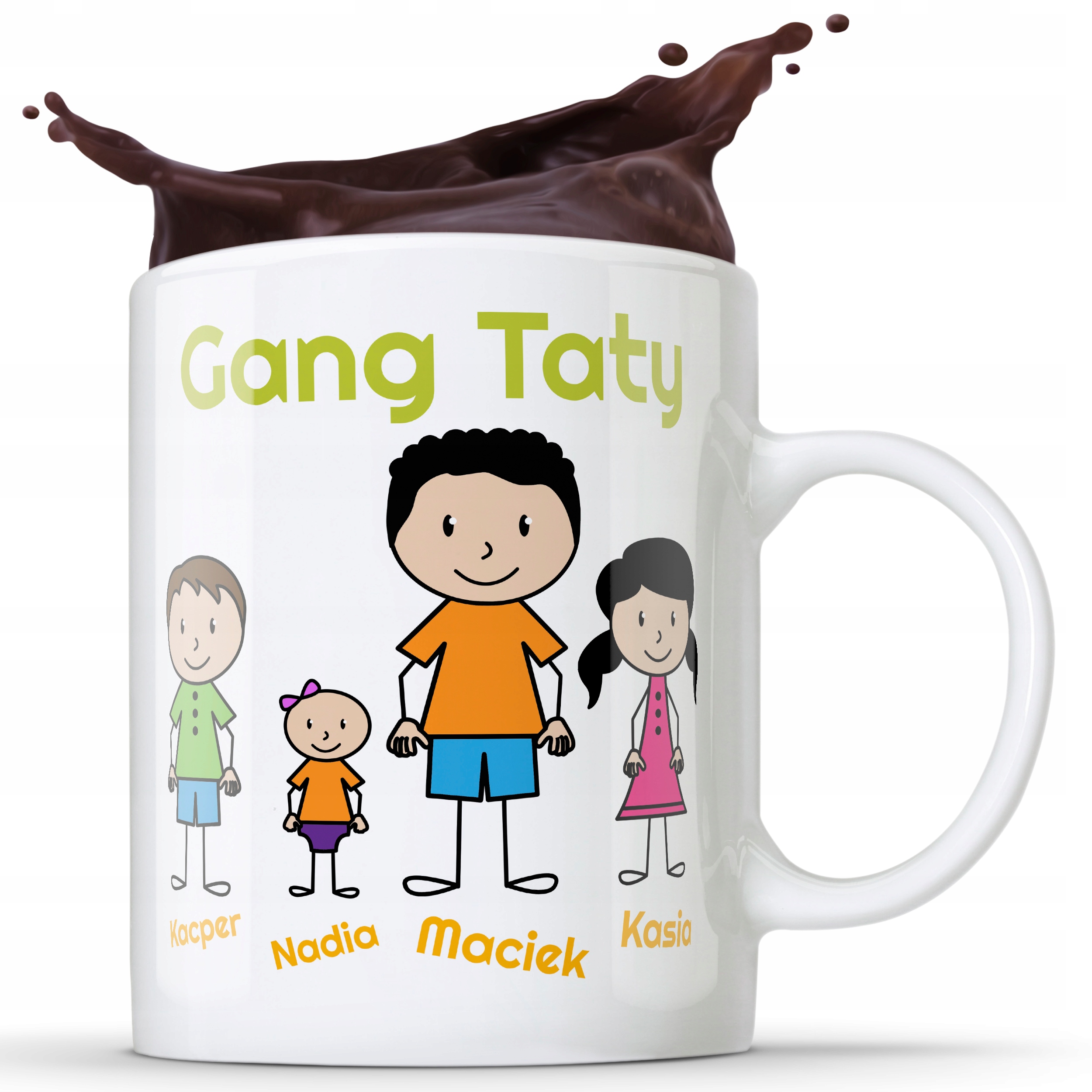 

Kubek Gang Taty Personalizowany Dzień Ojca