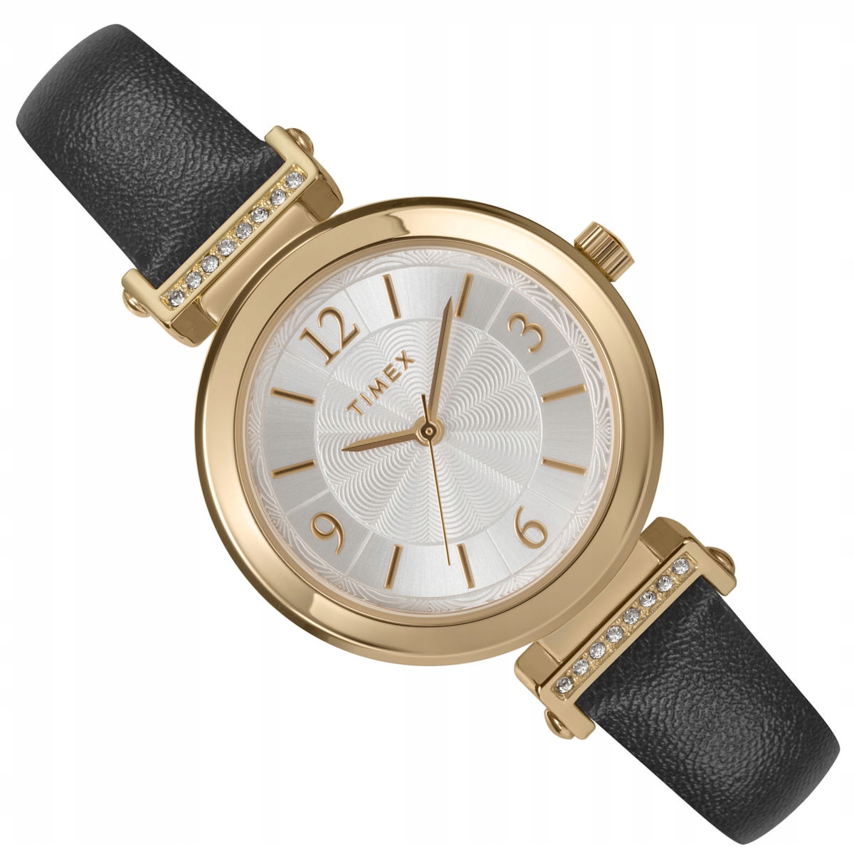 Dámské Hodinky Timex Fashion Main Street TW2W96400 Zirkony Oboustranný Pásek