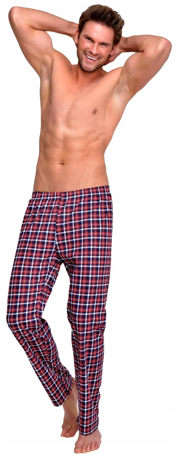 PIŻAMA BAWEŁNIANE DŁUGIE SPODNIE DO SPANIA 5XL Marka Taro