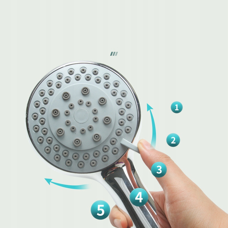 SŁUCHAWKA PRYSZNICOWA 5 FUNKCJI PRYSZNIC DUŻY I LEKKI Kod producenta KN-58