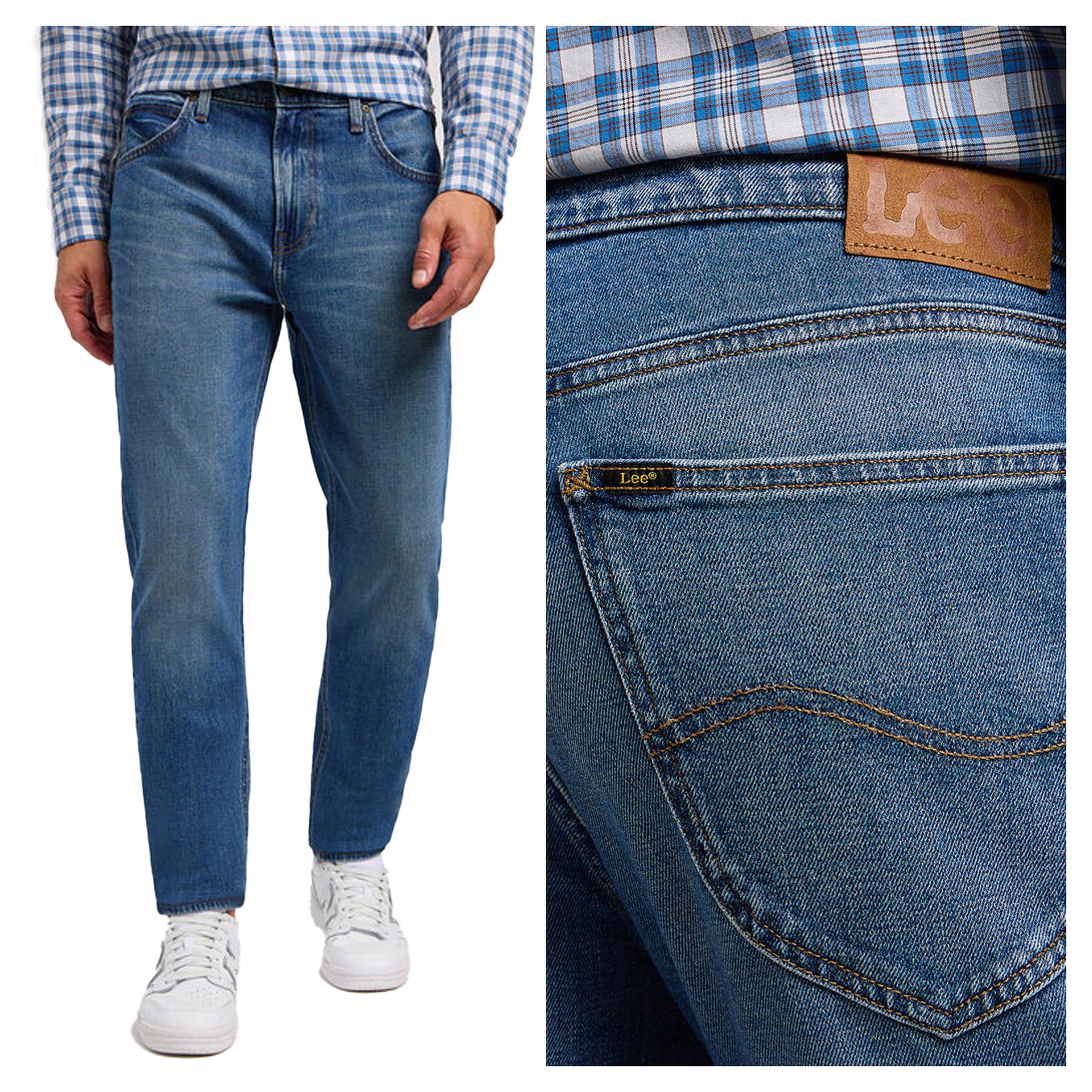 Lee Austin W34 L34 Pánské džínové kalhoty džíny Přiléhavé