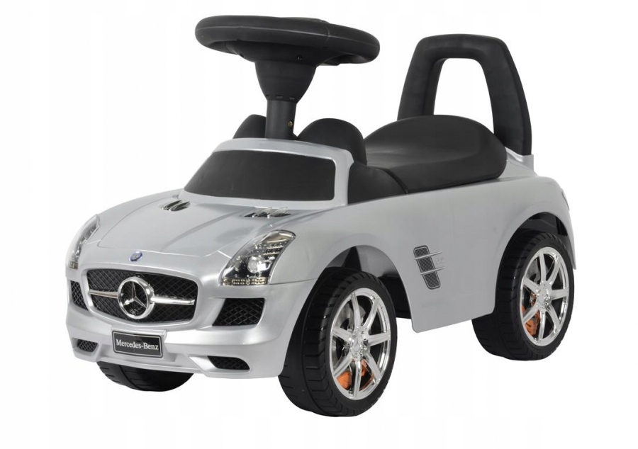 Sun Baby Mercedes Sls Amg jeździk, pojazd autko lakierowany srebrny