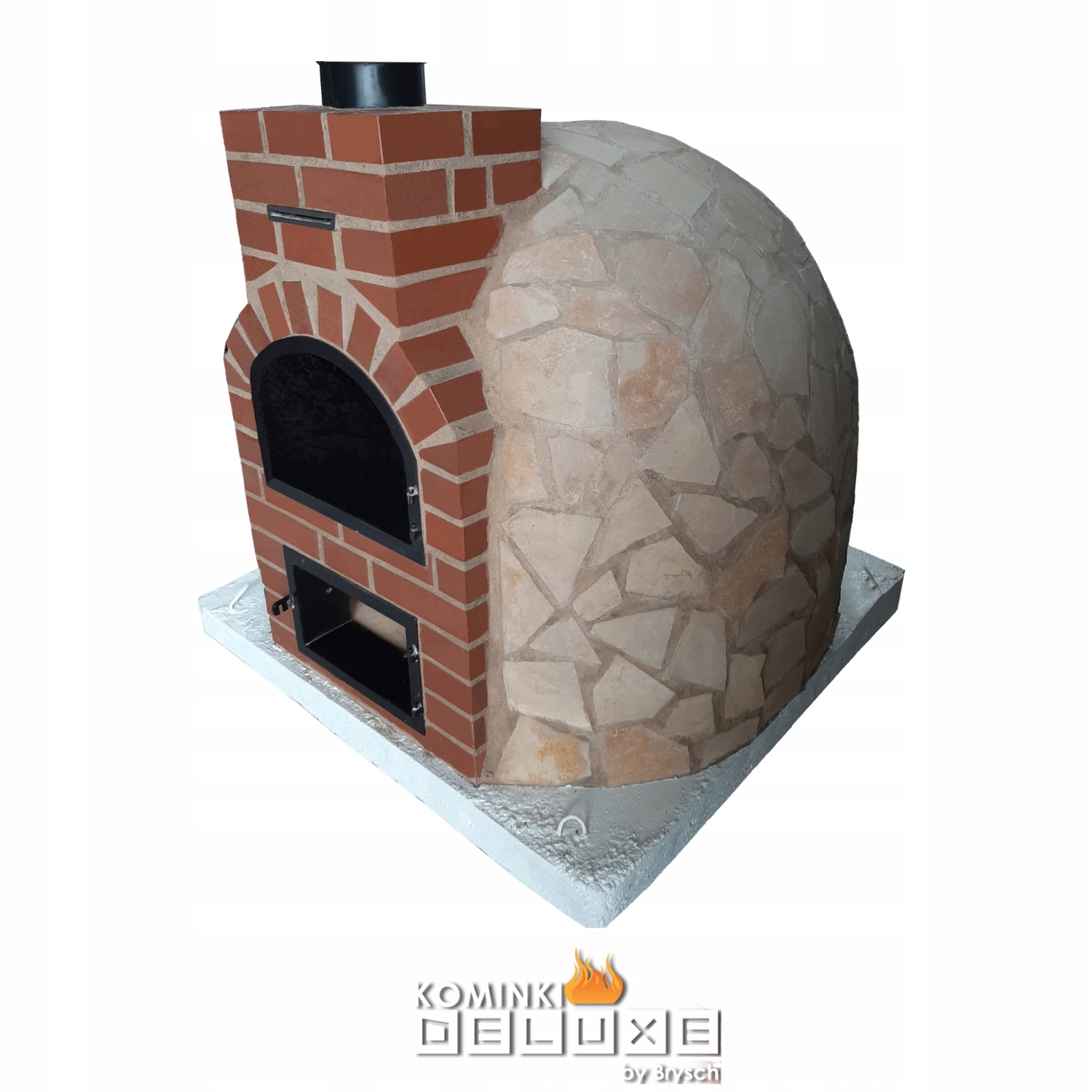 Piec chlebowy pizzy opalany drewnem STROMBOLI 130 Model stromboli