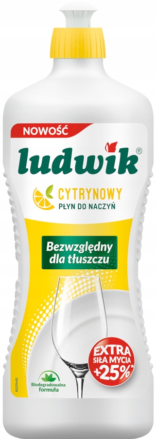 

Ludwik Płyn do Mycia Naczyń Cytrynowy Bio 900g