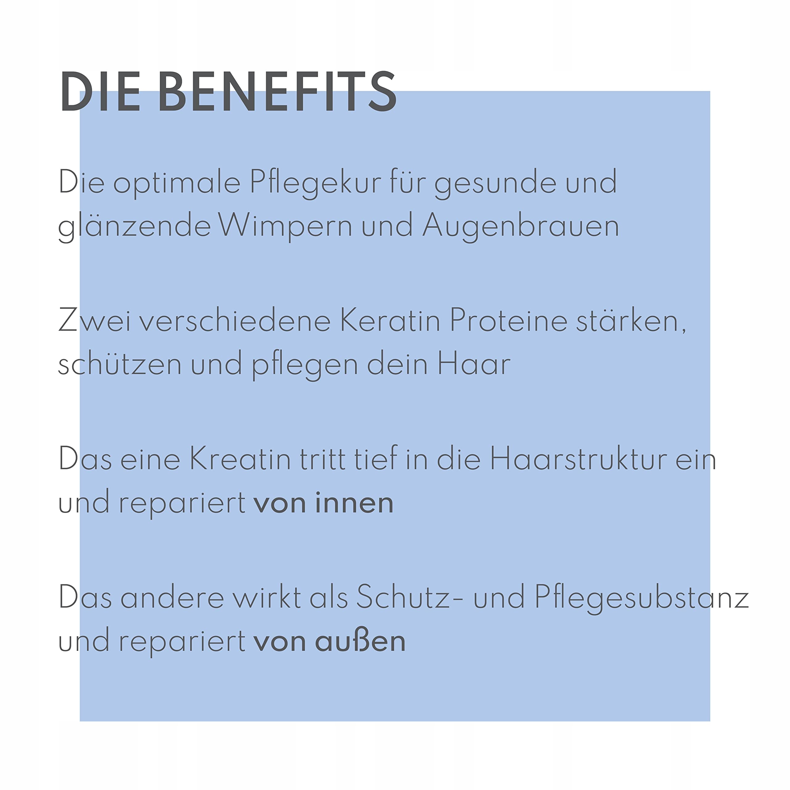 AUGENMANUFAKTUR Hair, Lash & Brow Care Double Filler Protection & Care — miniatura 3