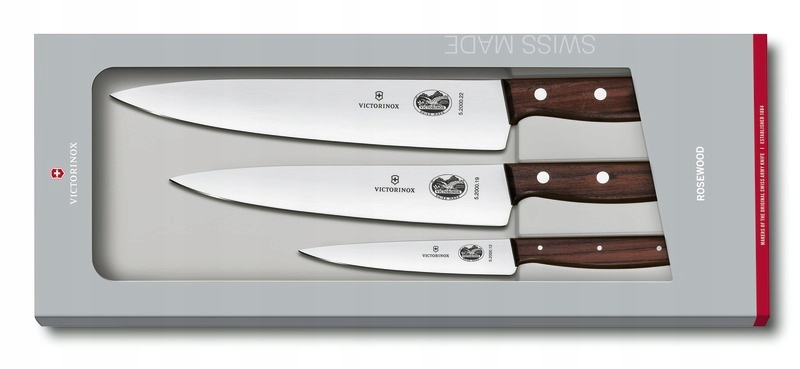 Sada kuchařských nožů Wood 3 ks