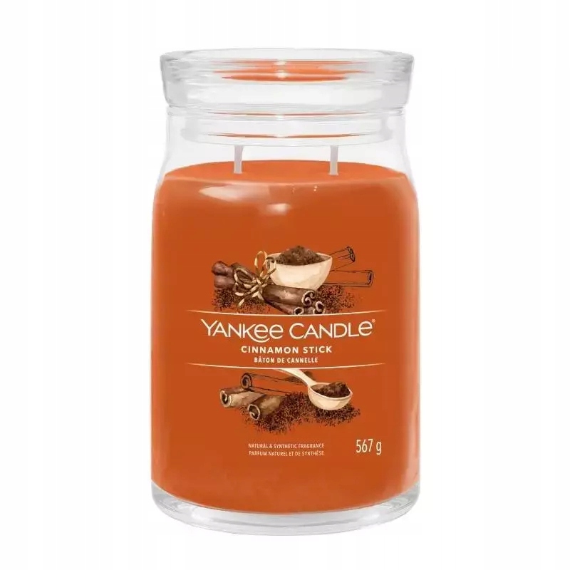 Yankee Candle Signature Velká svíčka s dvěma knoty Cinnamon stick