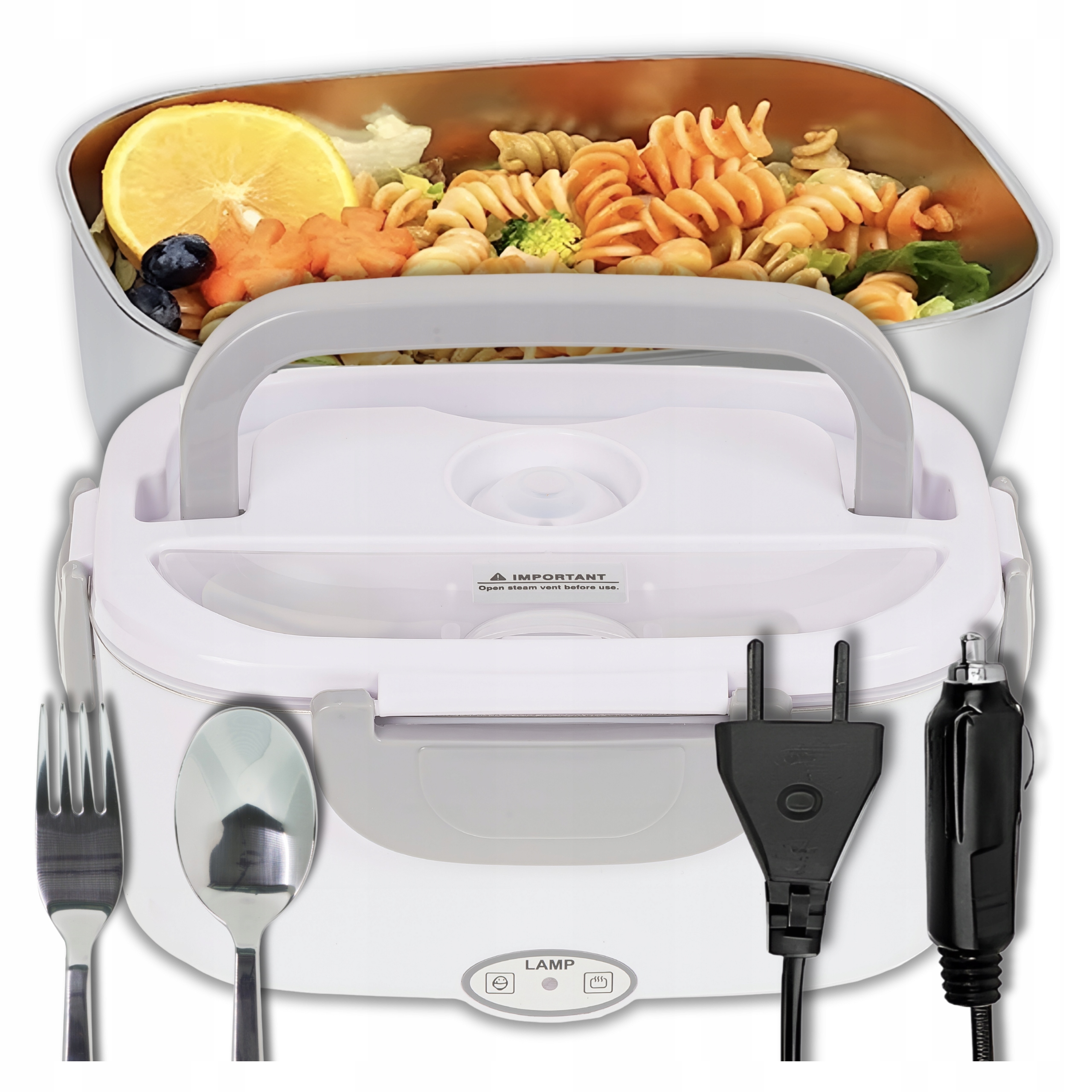 Lunchbox Elektrický Ohřívač 220V/12V/24V kontejner Jídlo auto dům