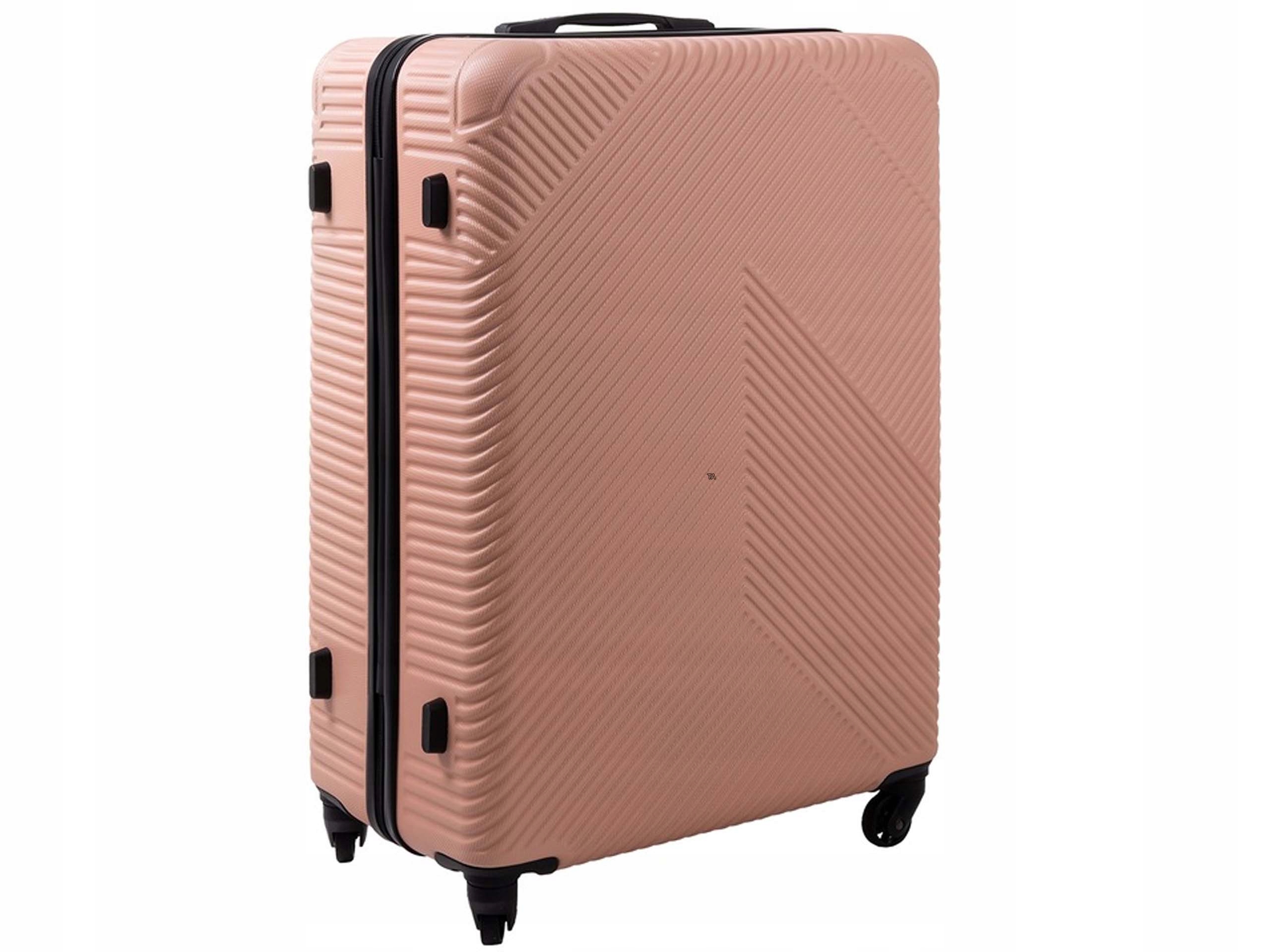 Walizka Kabinowa Twarda 39L Abs Komorowa Podręczna Różowa Bagaż Wizzair