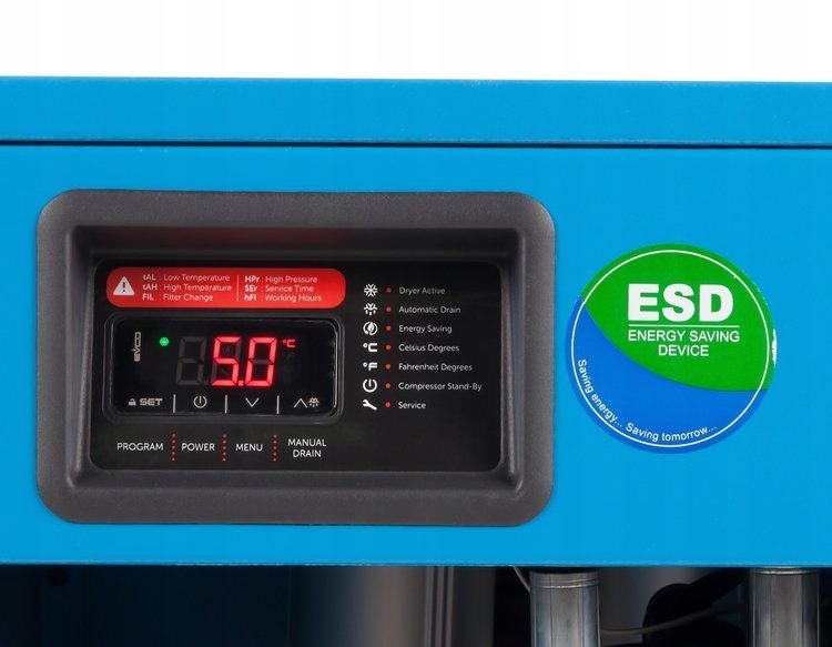 OSUSZACZ ZIĘBNICZY HDX-E 55 GUDEPOL 890L/MIN Typ kompresor olejowy