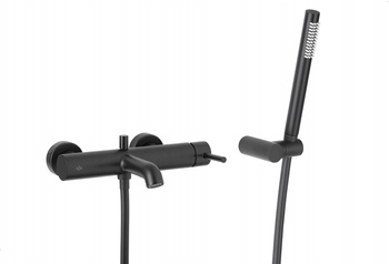 Kfa Nástenná Vaňová Batéria S Prémiovým Bodovým Striekaním, Čierna