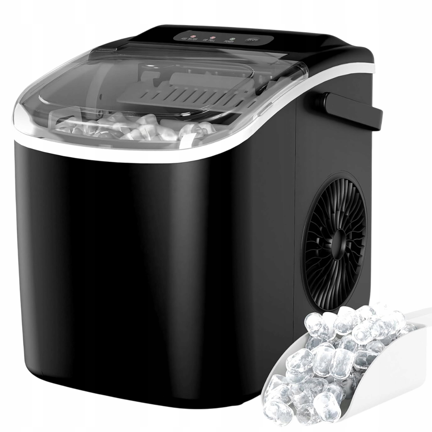 Přenosný Automatický Domácí Výrobník Ledu, Výrobník Kostek, 12 KG/24 H