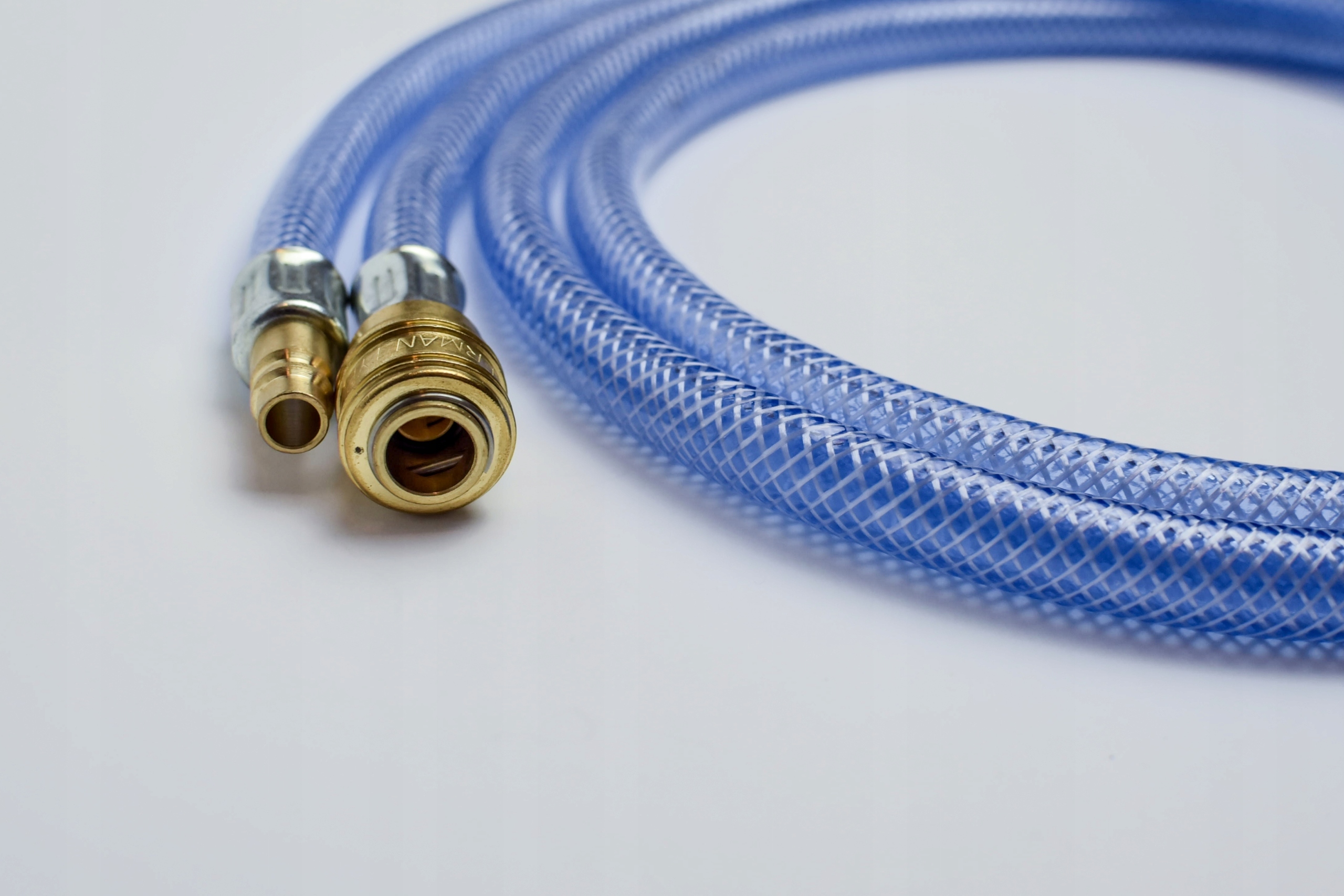 WĄŻ PRZEWÓD PNEUMATYCZNY DO KOMPRESORA TECHNICZNY PCV ZAKUWANY 6mm / 40m