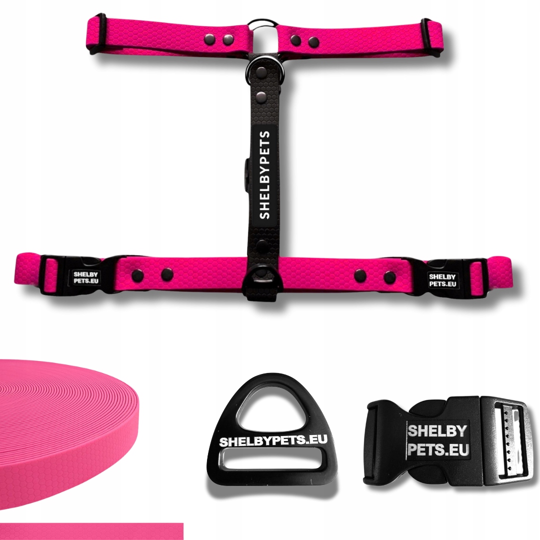 Postroj guard biothane voděodolný pro psa nastavitelný Pvc silný premium