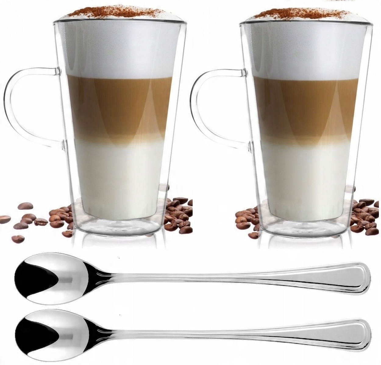 

Vialli Amo Szklanki Termiczne Kawy Latte Łyżeczki
