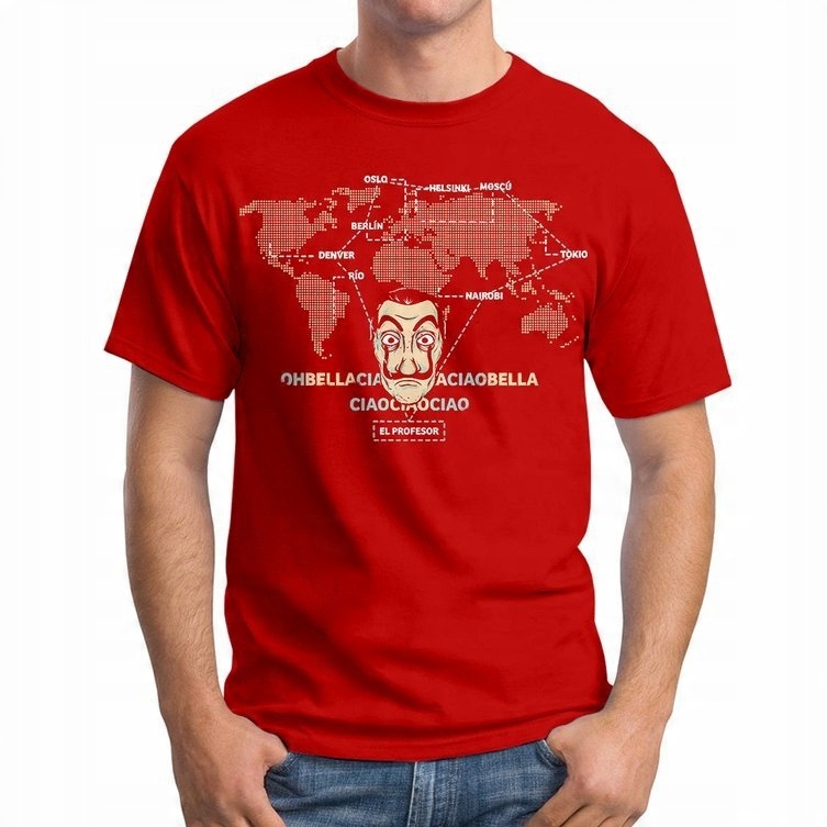 

Koszulka T-Shirt Dom Z Papieru La CasaDe Papel S