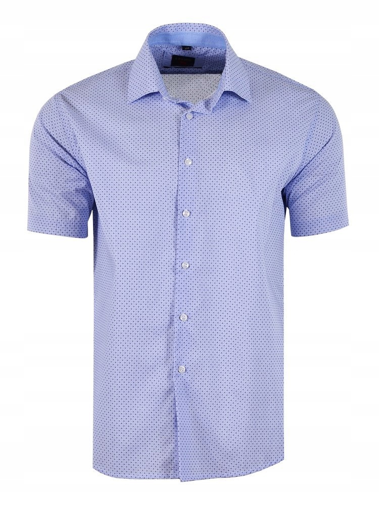 

38/39 Koszula Wzory Błękitna Krótki