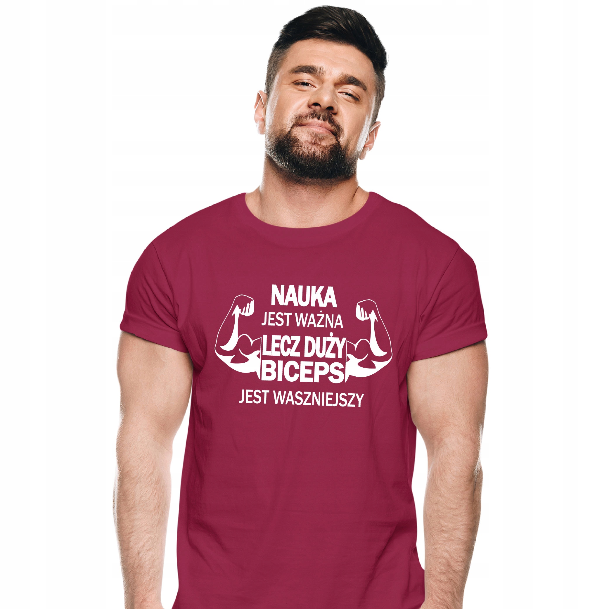 

Koszulka Siłownia Nauka Dla Ucznia Biceps Trening