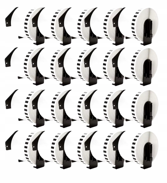 Termo páska pro Brother Ql DK22205 62mm DK-22205 Set 20 Kusů Rolek