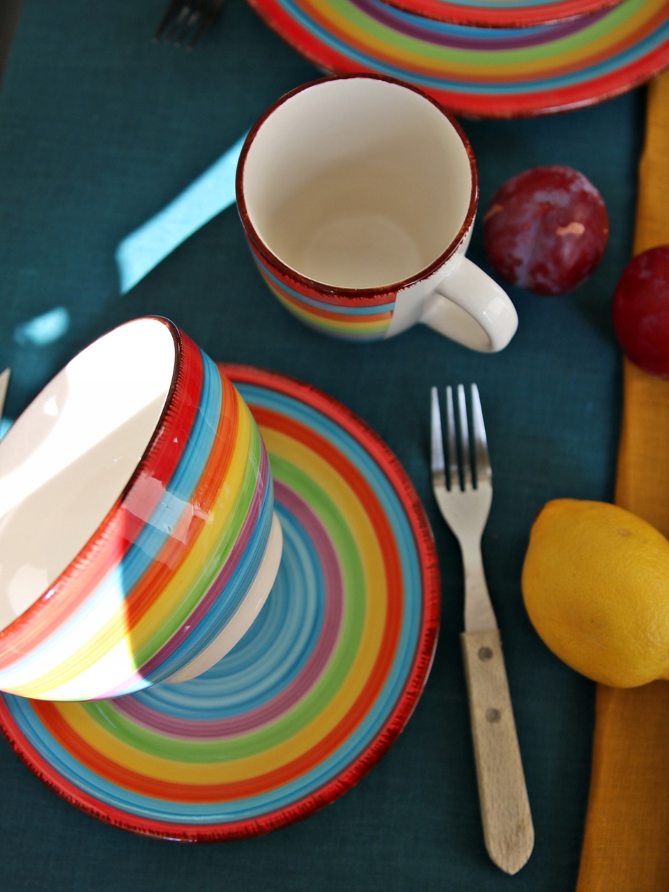 TALERZ DESEROWY ceramiczny 19 cm MEXICO 6szt EAN (GTIN) 8712442082583