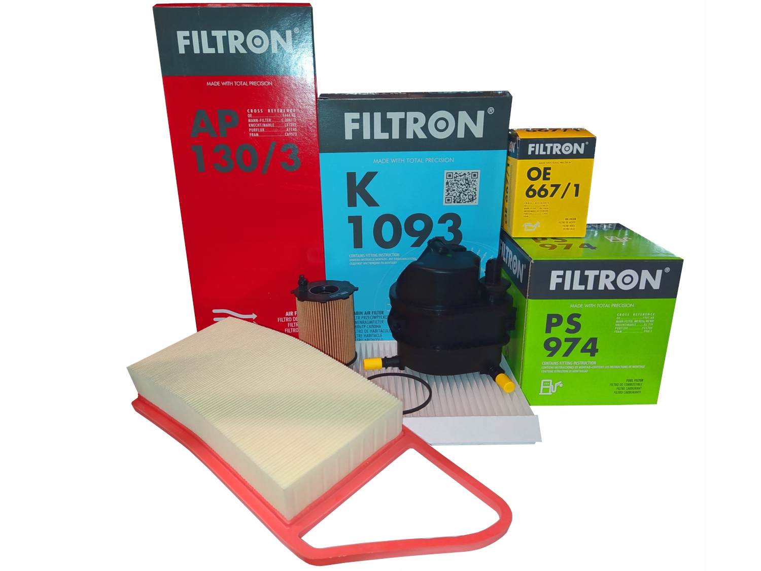 

Zestaw Filtrów do Citroen C2 Jm C3 Fc I 1,4 HDi