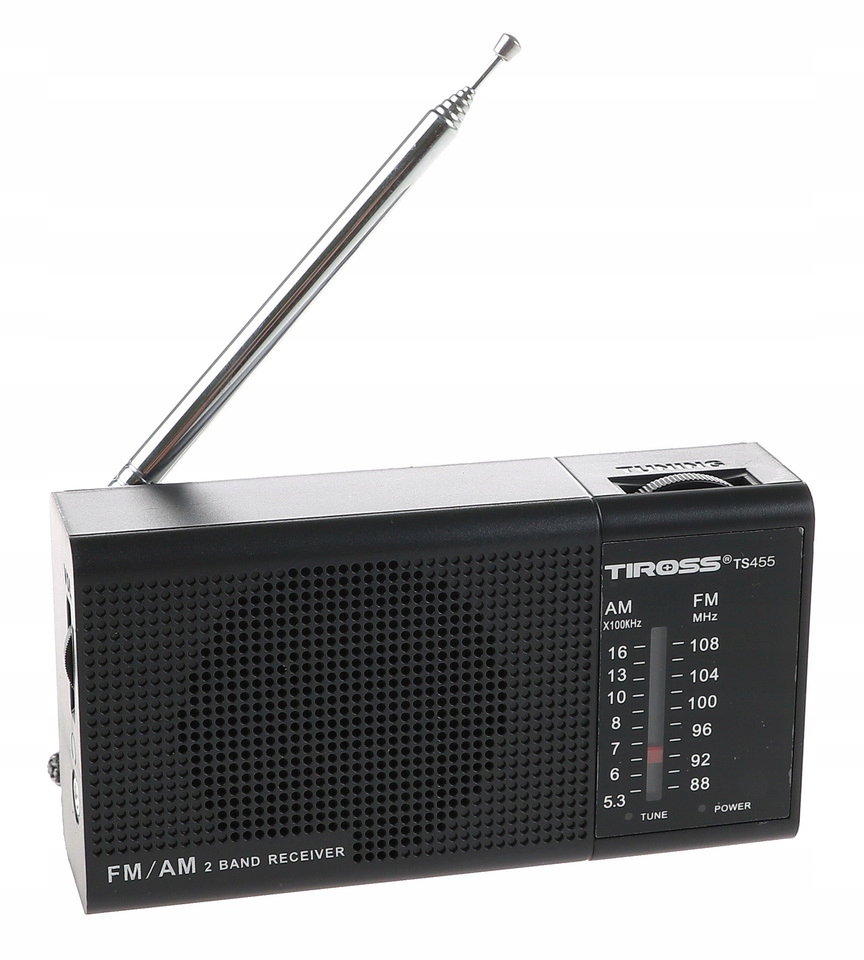 RADIO PRZENOŚNE Mini Małe FM AM na Baterie 455 Model TS455
