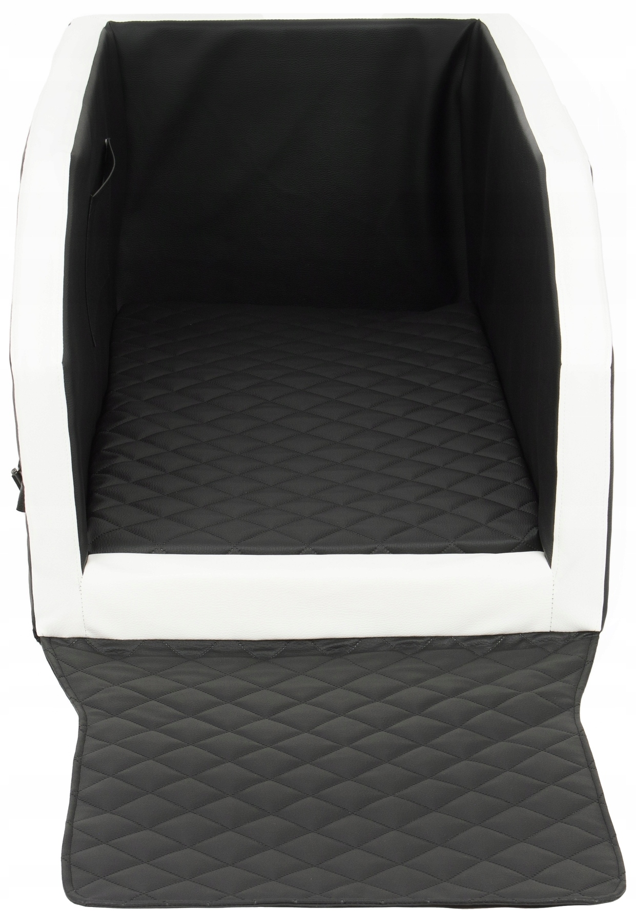 Transporter samochodowy dla psa tylne siedzenie z materacem i pasem 55x100