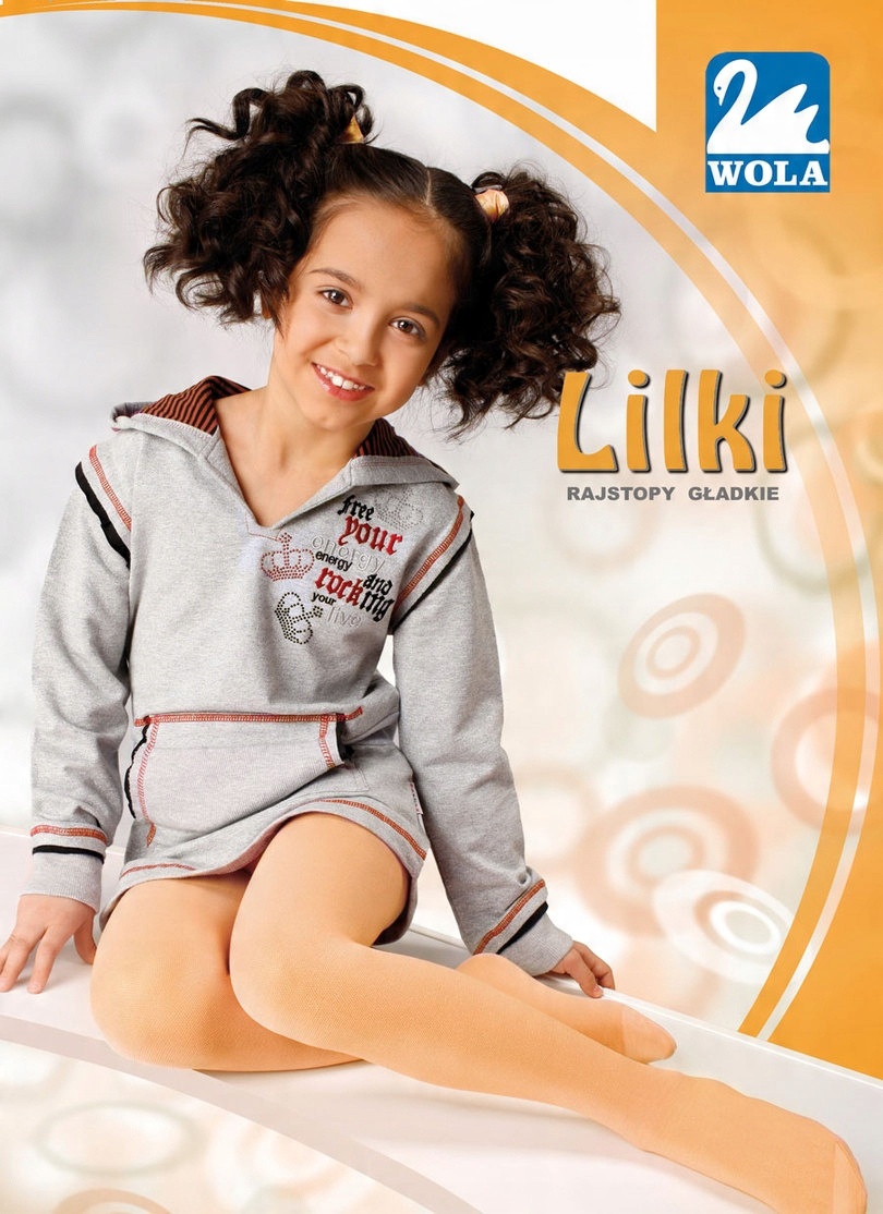 

Wola rajstopy gładkie Lilki cienkie 140-146 off wh