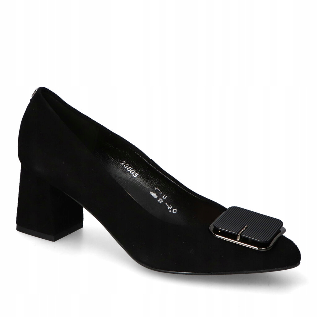Boty Sala 20605/21 Černý semiš